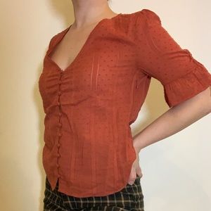 Madewell Blouse -never worn